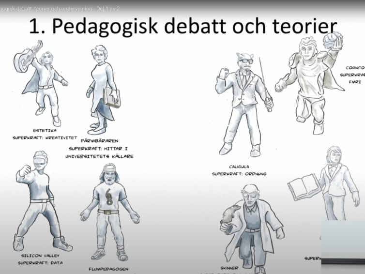 Pedagogisk debatt, teorier och undervisning. En föreläsning av Jonas Linderoth