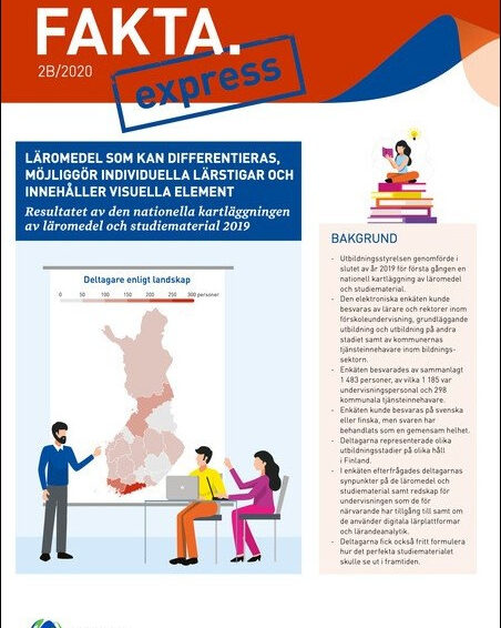 Digitala lärresurser i Finland, stödundervisning på distans samt gymnasiesärskolan under pandemin